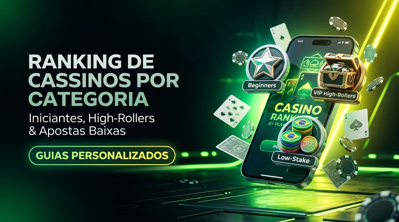Rankings de Cassinos Online por Categoria de Jogador